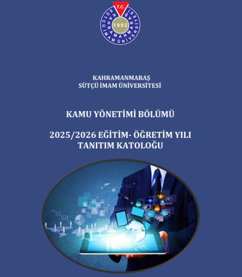 KAMU YÖNETİMİ BÖLÜMÜ TANITIM KATALOĞU