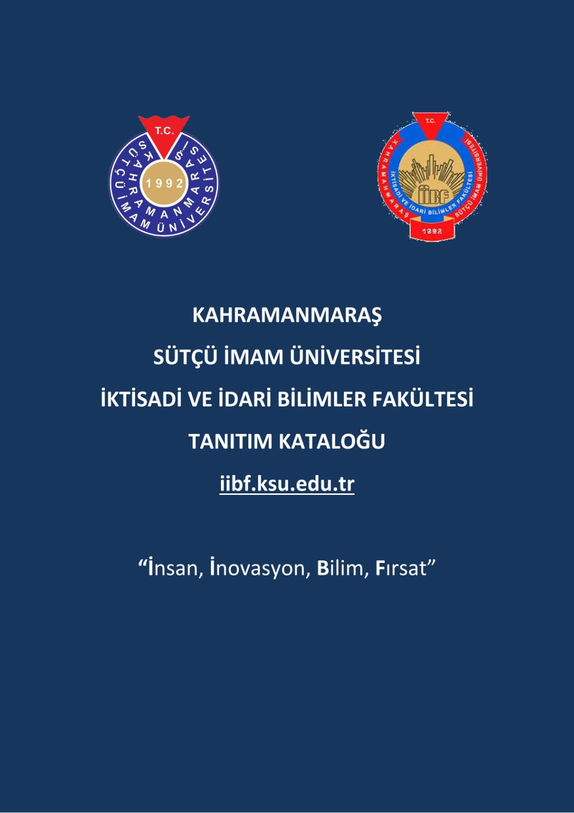 KSÜ İİBF TANITIM KATOLOĞU